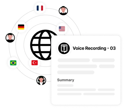 Représentation des capacités linguistiques de l’AI, couvrant plusieurs langues pour assurer l’accessibilité et la compréhension à l’échelle mondiale.