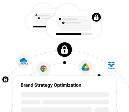 A broad web integration where AI tools connect to various platforms and services for enhanced functionality.